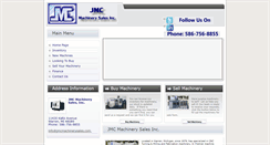 Desktop Screenshot of jmcmachinerysales.com